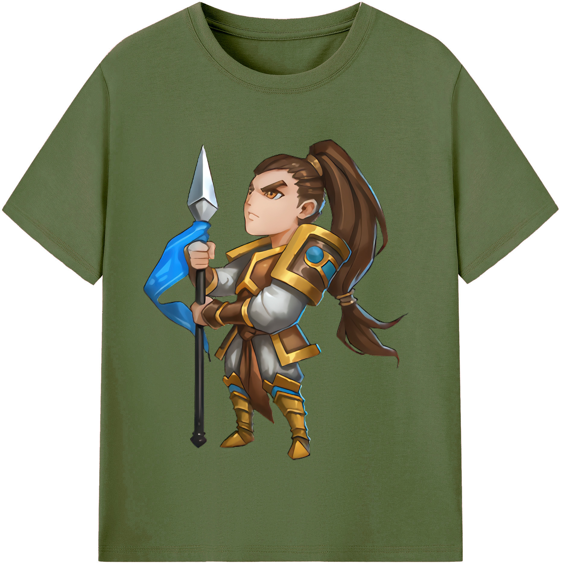 リーグ・オブ・レジェンド League of Legends LOL 綿100％半袖Tシャツ（フロントプリント）